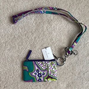 Vera Zip ID case and lanyard